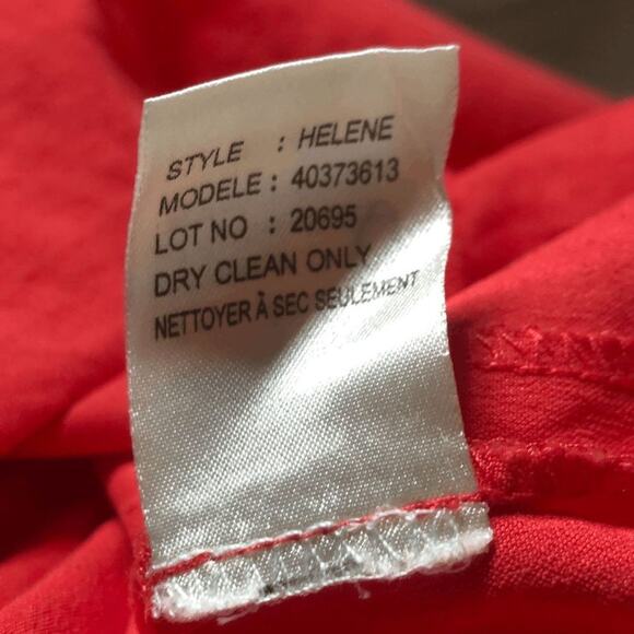 Theory Red Mini Dress - Picture 12 of 16